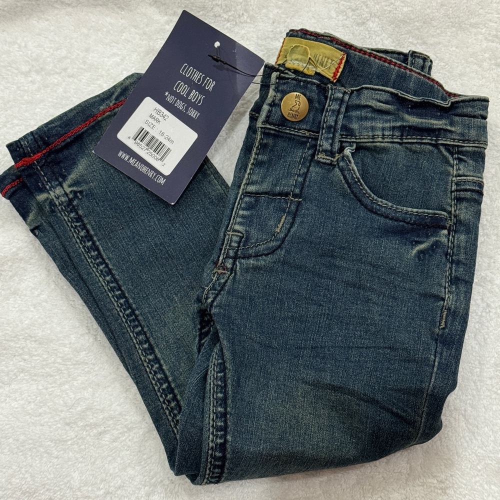 Stylish Blue Kids Jeans baby 18-24 month skinny jeans
